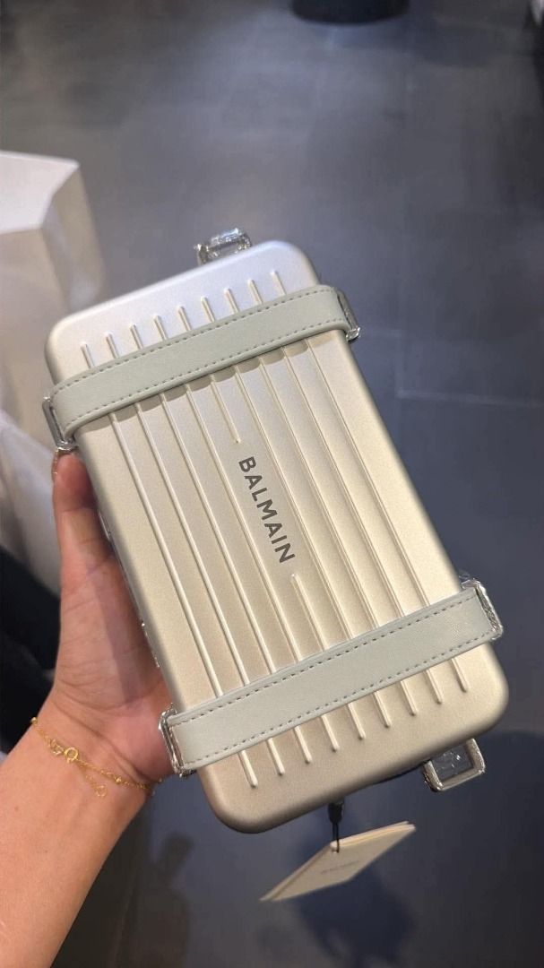 Balmain Sling (Category: Luxury Bags & Wallets) located in Rizal. Submitted by hiraya16 (Listing ID 1465320244, Image 2). Description: Parang rimowa 😍 Onhand ready to ship + SF Lbc.