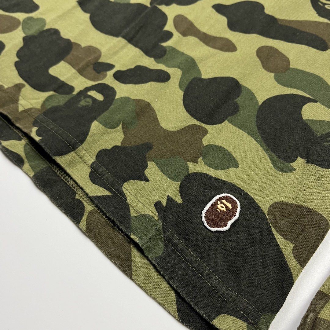 Bape 1st Camo L/S (Category: Tshirts & Polo Shirts ) located in Puerto Princesa. Submitted by paradise5300 (Listing ID 1465217465, Image 3). Description: Bape 1st Camo L/S Tagged Size: Small Dimensions Inches length: 24 Inches width: 16 Condition: Excellent Color rate: 10 Flaws: None 2,499 shipping fee is not yet included. .