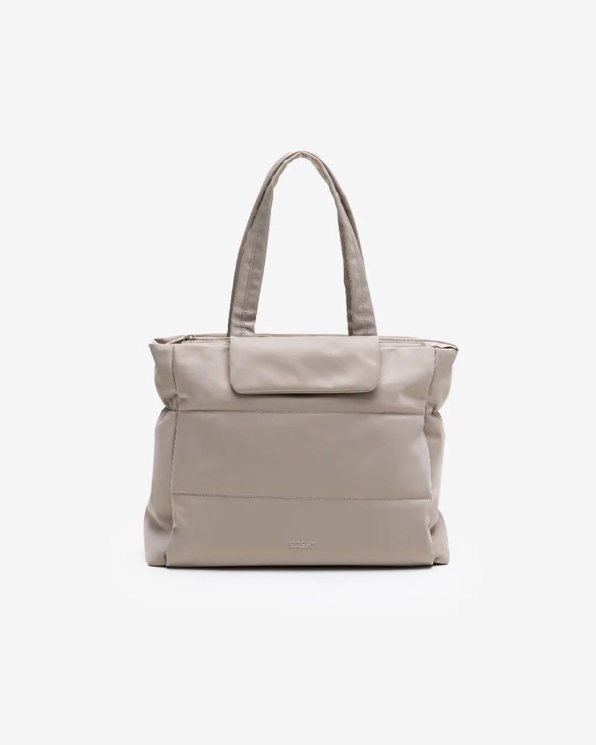 BASH weekday tote in dune (Category: Shoulder Bags) located in Manila. Submitted by illisia (Listing ID 1465342583, Image 1). Description: - good as new - with dust bag - many pockets! loc: vito cruz, manila.