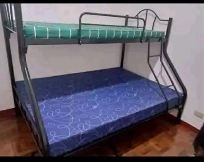 Bed double deck bunk bed rtype (Category: Bed Frames & Mattresses) located in Manila. Submitted by swiftwhale.5a7586 (Listing ID 1465228516, Image 3). Description: DIRECT MESSAGE ME FOR MORE DETAILS ! STARTTING PRICE 750 ORDINARY FOAM MATTRESSES 💻 ACTIVE ON MESSENGER✔️ 📞(09206602624) 📞(09664191550) LEGIT ONLINE SELLER ORDERS NOW DELIVERY LATER ❤️ 📌URATEX FOAM 📌JOLLY FOAM 📌MEGA FOAM 📌 URATEX TRIFOLD MATTRESS 📌STEEL BED 📌DOUBLE DECK 📌RTYP