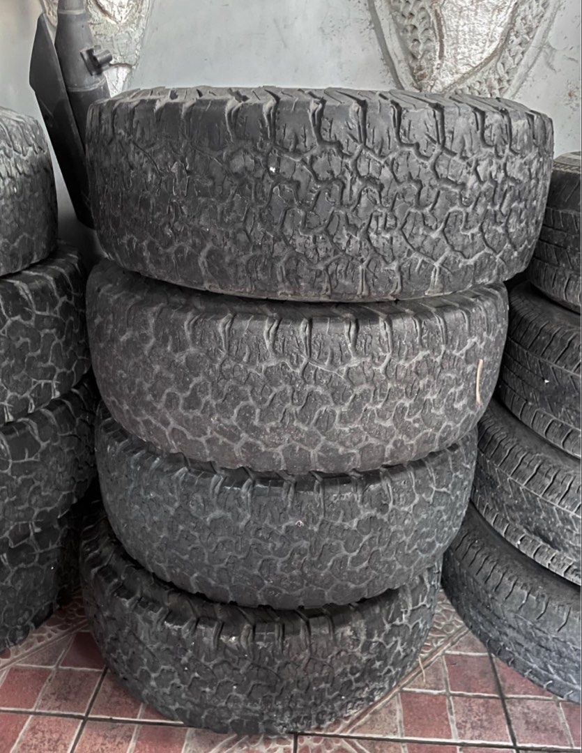 BFGoodrich All-Terrain KO2 Tires (Category: Mags and Tires) located in Taguig. Submitted by monomarketph (Listing ID 1465299049, Image 3). Description: BFGoodrich All-Terrian KO2 Tires 285/70r17 Thread Life 70% .