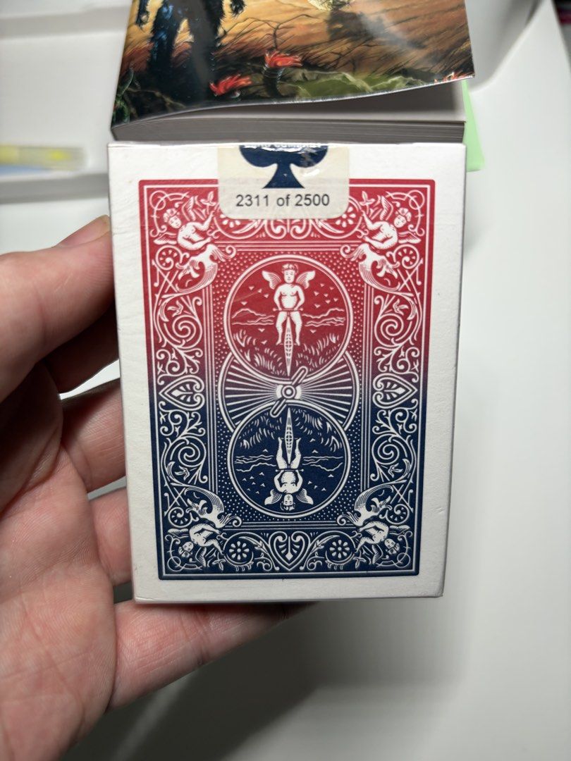 Bicycle Ombre Edged Card (Limited Edition) (Category: Card Packs) located in Quezon City. Submitted by dindinmushi (Listing ID 1465230326, Image 2). Description: Good copy, sealed. Listed at 85$ on ebay. 2311/2500 .