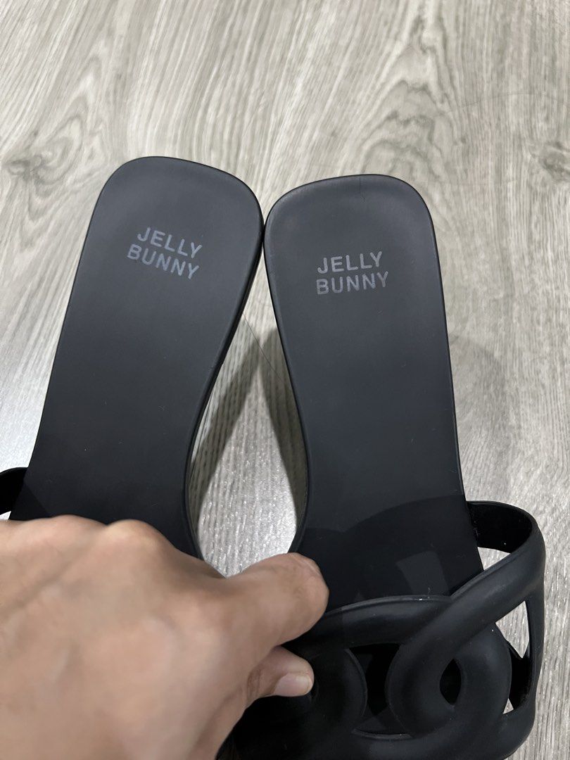 Black Jelly Bunny Sandals size 38 (Category: Flats & Sandals) located in Paranaque City. Submitted by sorajapanluxshoppe (Listing ID 1465192606, Image 2). Description: Bought for 2k thailand brand size 38.