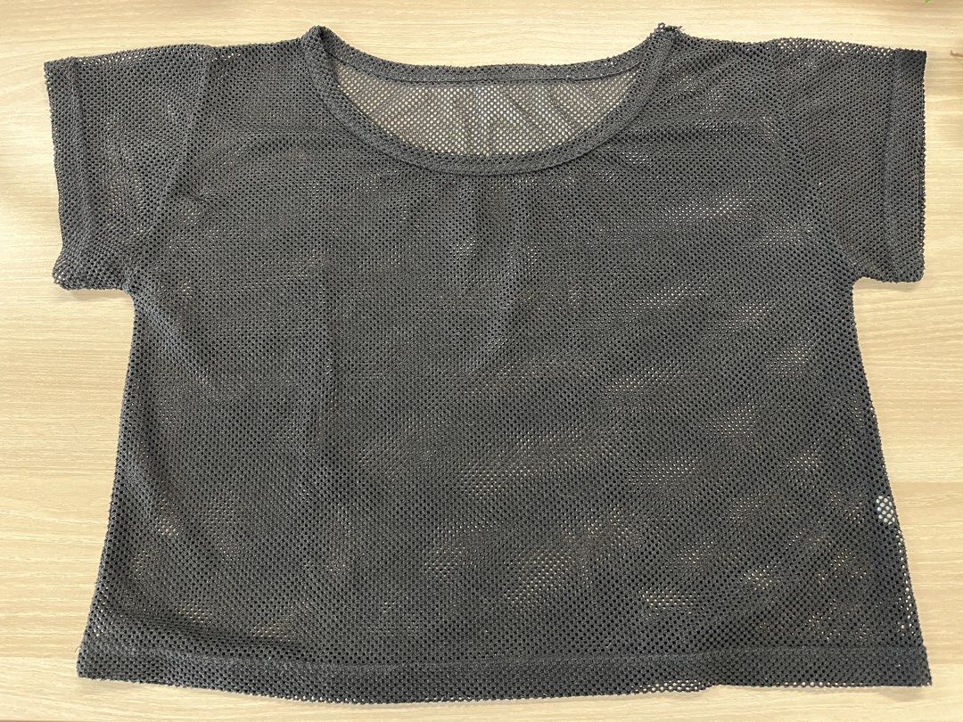Black Net Cover-Up (Category: Others Tops) located in Tanza. Submitted by vhies_closet24 (Listing ID 1465200415, Image 1). Description: Black Net Cover-Up 🖤 Perfect beach/swimwear cover-up. Lightweight, stylish, and easy to pair with any outfit. RFS: Decluttering.