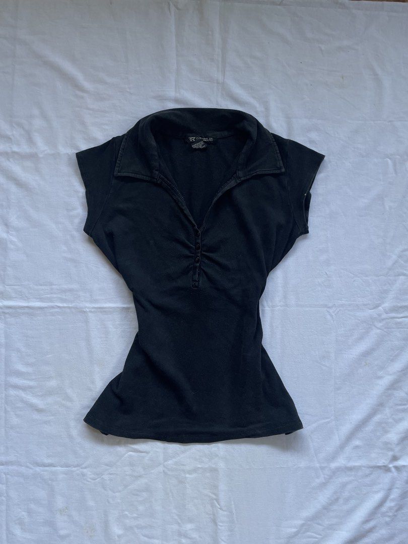 Black Polo Top (Category: Shirts) located in Puerto Princesa. Submitted by bygaelle.co (Listing ID 1465209631, Image 1). Description: .
