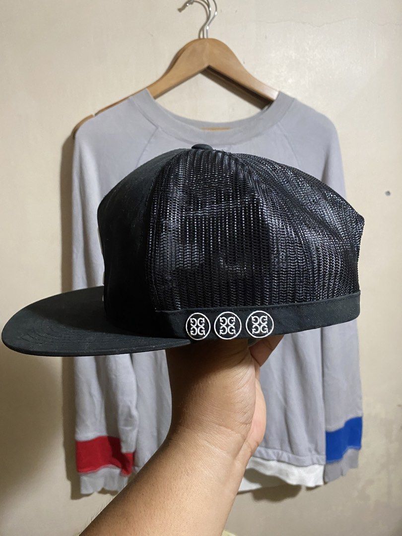 Black Trucker Hat with White Skull and Crossbones (Category: Caps & Hats) located in Bocaue. Submitted by pards23 (Listing ID 1465298045, Image 2). Description: - Color: Classic black with white details - Design: White rubber skull and crossbones logo on front - Details: Unique triple circle logos on the side - Backing: Breathable mesh panels for all-day comfort - Fit: Adjustable snapback closure for a custom fit - Brim: Stylish solid flat brim C