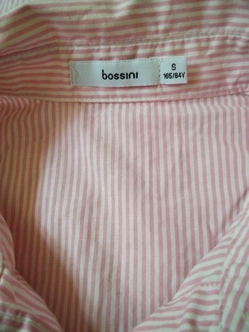 Bossini pink stripe long sleeve (Category: Longsleeves) located in Calasiao. Submitted by alluringvenus.thriftshop (Listing ID 1465216668, Image 3). Description: very good condition brand new never been used from 🇺🇲 Package size Small.