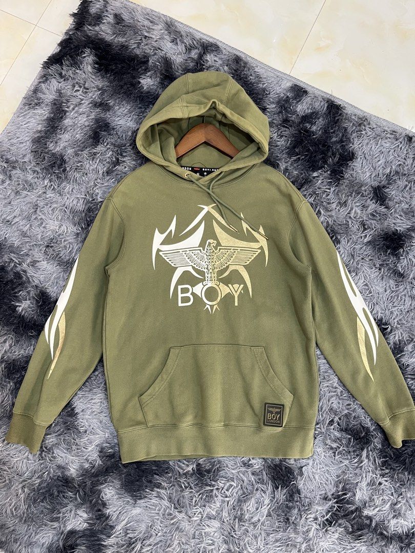 Boy London Jacket (Category: Coats, Jackets and Outerwear) located in Manila. Submitted by cjcuevas_05 (Listing ID 1465212945, Image 1). Description: 📍Tanza Cavite Dimes: 19x25 Issue: Fade neck part Gcash only, can ship thru JnT/orange check out .