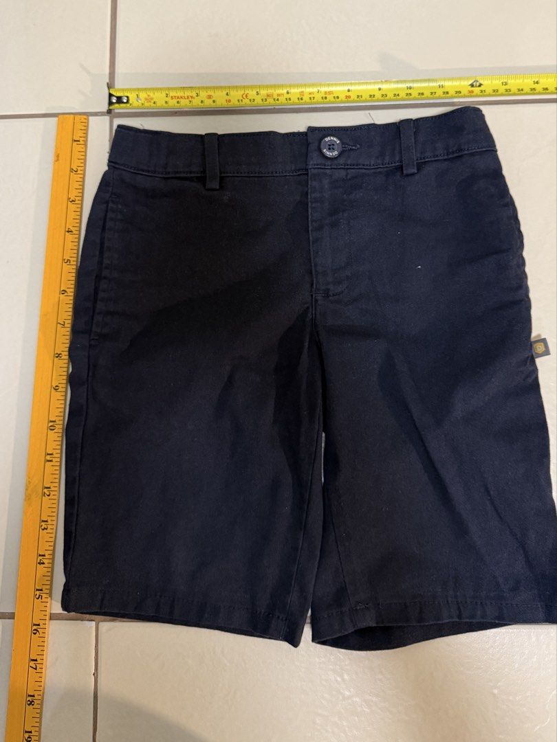 Boys Shorts Bundle (Size 6 to 8) (Category: Babies & Kids Fashion) located in Taguig. Submitted by lessthangel_ (Listing ID 1465226039, Image 2). Description: Bundle of 3 pairs of boys shorts. Includes dark navy Dennis shorts, size B7S boys slim. Also includes light blue stretch denim shorts from Beverly Hills Polo Club, size 6, and black shorts from The Children's Place, size 8. Great mix of casual everyday bottoms for growing boys. -Color may v