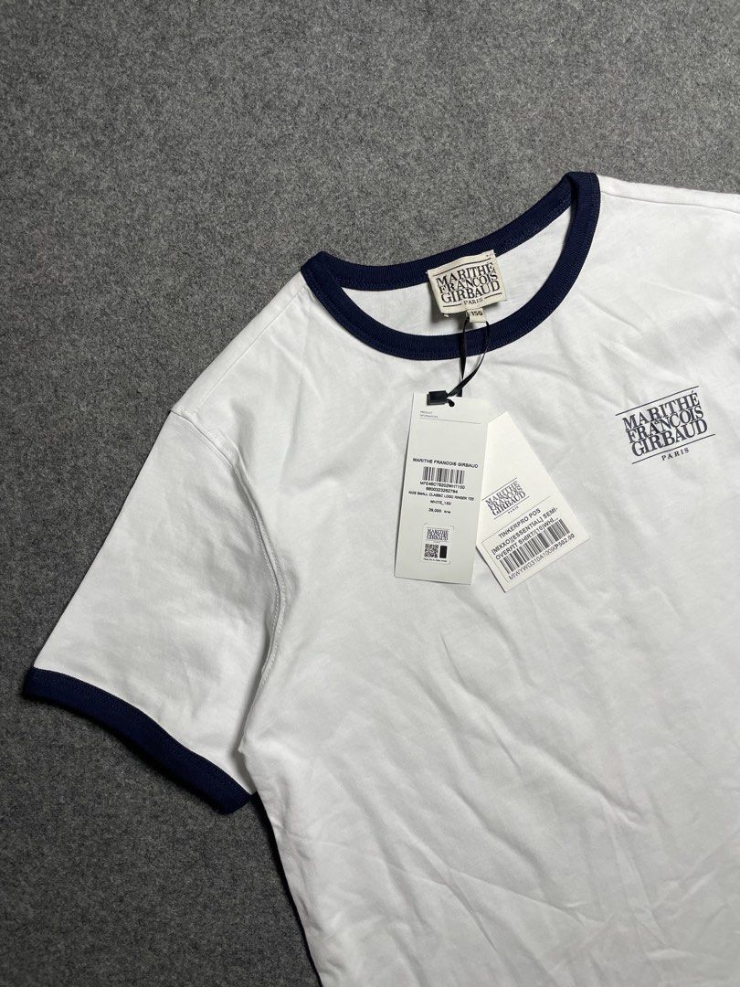 Brand new Marithe Francois Girbaud basic logo white shirt (Category: Shirts) located in Cebu City. Submitted by thrifted.john (Listing ID 1465324801, Image 2). Description: Brand new Marithe Francois Girbaud basic logo white shirt - Brandnew with hangtag - Legit Authentic - Size S-M women’s fitting - Dimes: W18 / L23 - Excellent condition - 10/10 colorate & condition - no issue 2,250 Loc: Lapu lapu, Cebu.