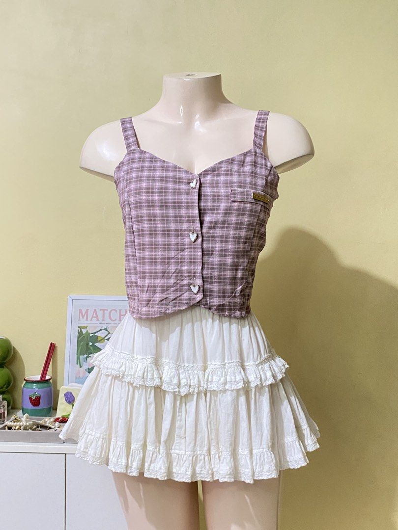 BRAND NEW PINK GINGHAM TOP (Category: Others Tops) located in Dasmarinas. Submitted by hannah.oakph (Listing ID 1465214897, Image 2). Description: .