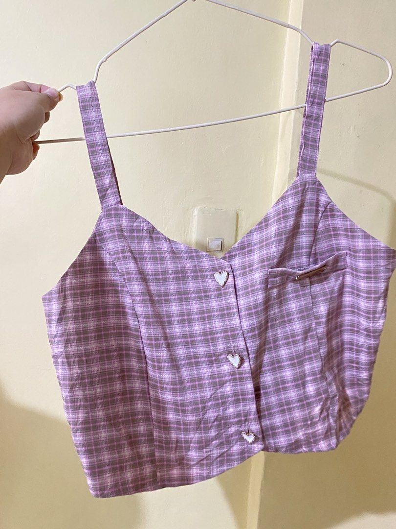 BRAND NEW PINK GINGHAM TOP (Category: Others Tops) located in Dasmarinas. Submitted by hannah.oakph (Listing ID 1465214897, Image 3). Description: .