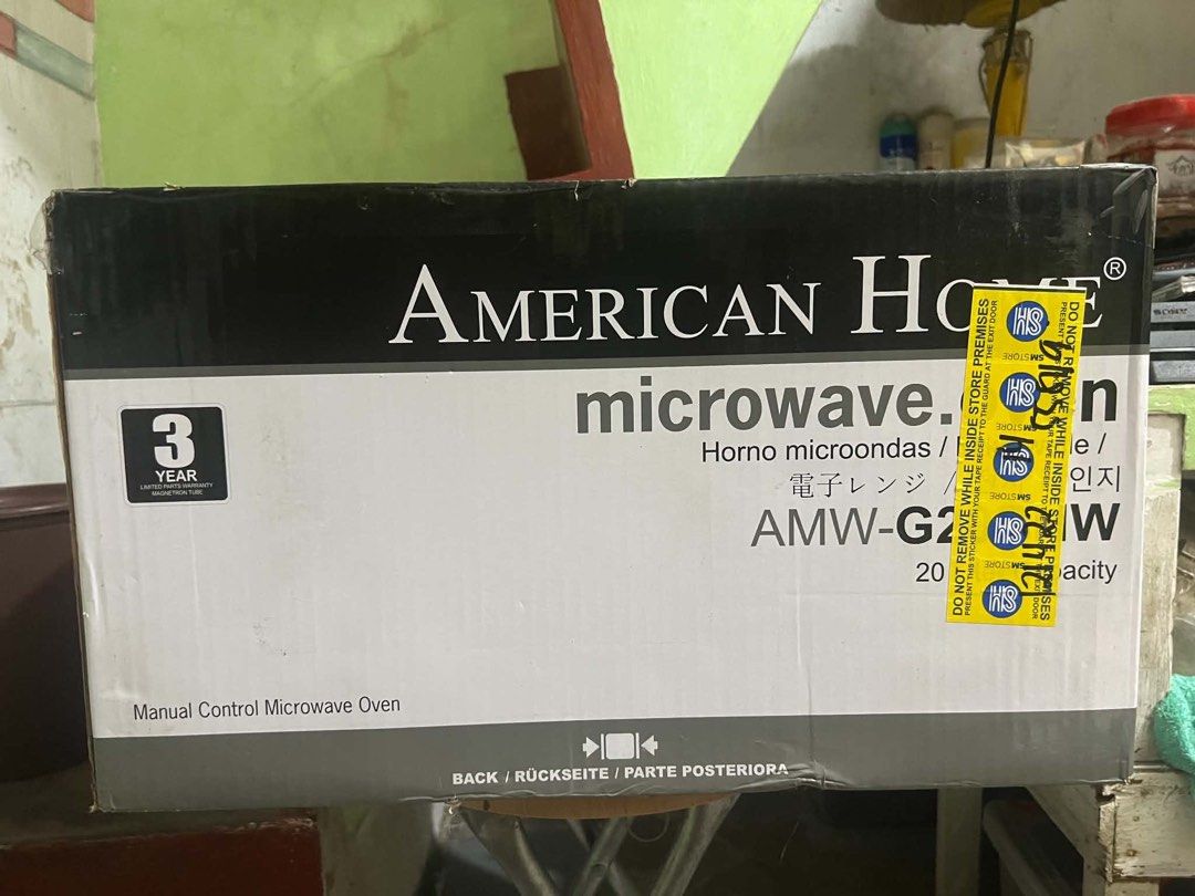 Brandnew microwave (Category: Other Kitchenware & Tableware) located in Pasig City. Submitted by ce_16 (Listing ID 1465193095, Image 2). Description: Need funds.