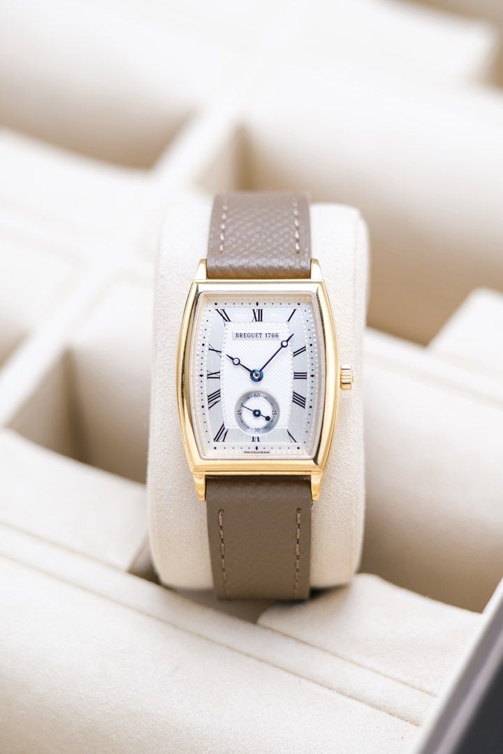 Breguet Heritage Yellow Gold (Category: Luxury Watches) located in Quezon City. Submitted by awristotell (Listing ID 1465288921, Image 3). Description: “Another Wrist To Tell” Breguet Heritage Yellow Gold Mint Condition Price: 468,000 PHP Ref: 8670BA Year: 2004 Movement: Automatic Crystal: Sapphire Case: 30x25mm Material: 18k Yellow Gold Lug width: 16mm Bracelet: Original Breguet Black Leathee Strap / AM Leather Strap with Original Breguet 18k Ye
