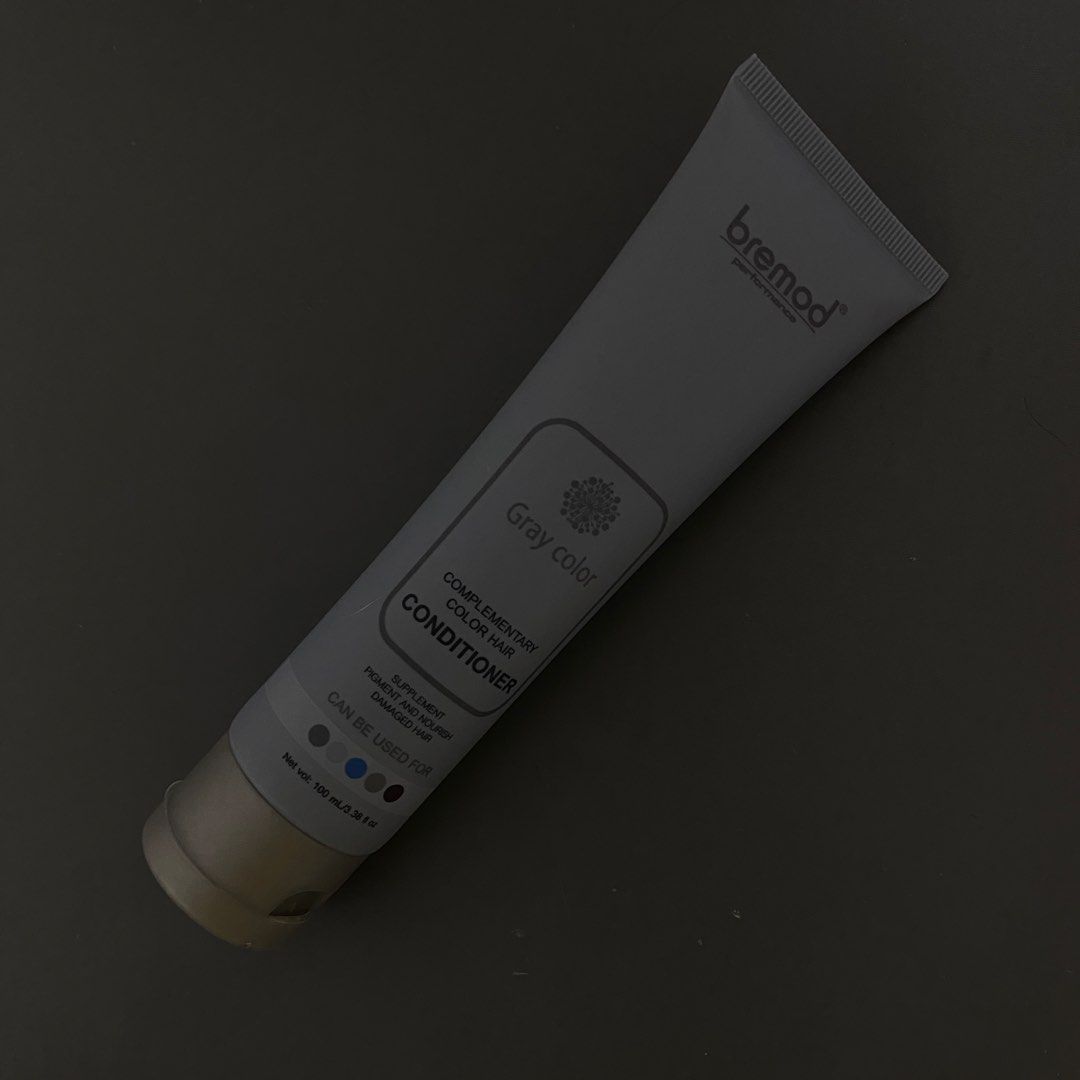 bremod complementary color hair conditioner (gray) (Category: Hair) located in Marikina City. Submitted by glossgirl (Listing ID 1465322726, Image 1). Description: LAST PRICE ALREADY condition : brand new sealed terms & conditions 𓏸 do not claim if sensitive or hesitant. 𓏸 i am not liable for any damage, delay, or loss caused by the courier. i no longer have any control over the package once it’s already shipped out. 𓏸 strictly no return or re
