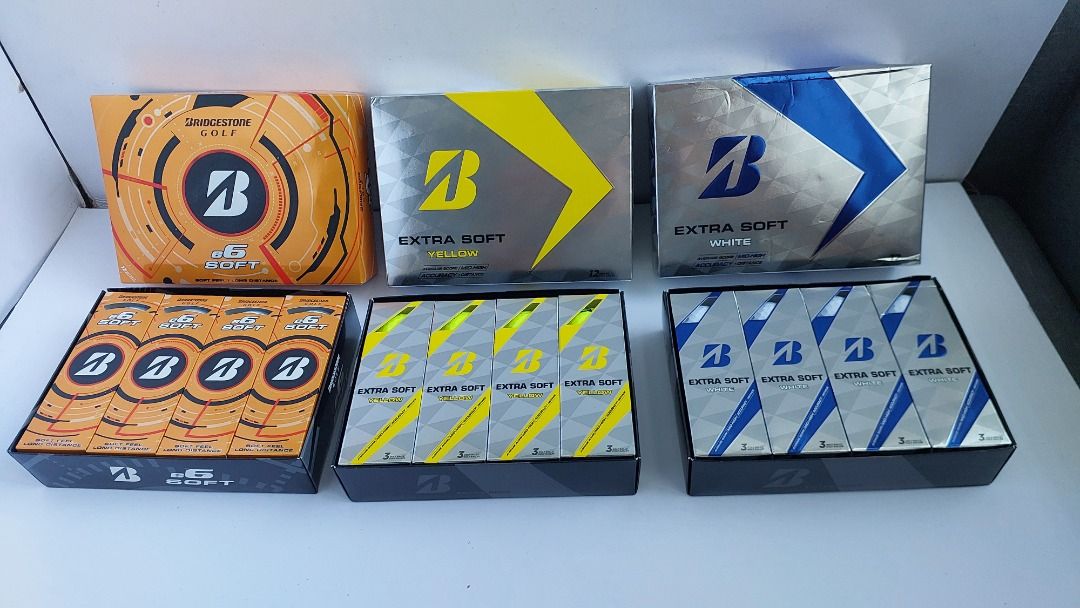 Bridgestone Golf Ball Extra Soft or E6 Soft 12-Pack NewUSA (Category: Other Sports Equipment and Supplies) located in Mandaluyong City. Submitted by bentapinas (Listing ID 1465199605, Image 1). Description: Brand new Bridgestone 12-Pack Golf Balls (E6 Soft, Extra Soft). Price differs for each set. Bought directly in the USA. Guaranteed original. Meet ups preferably in Mandaluyong (Boni Ave) or Makati (Rockwell Mall/Makati Ave). MRT Boni station a