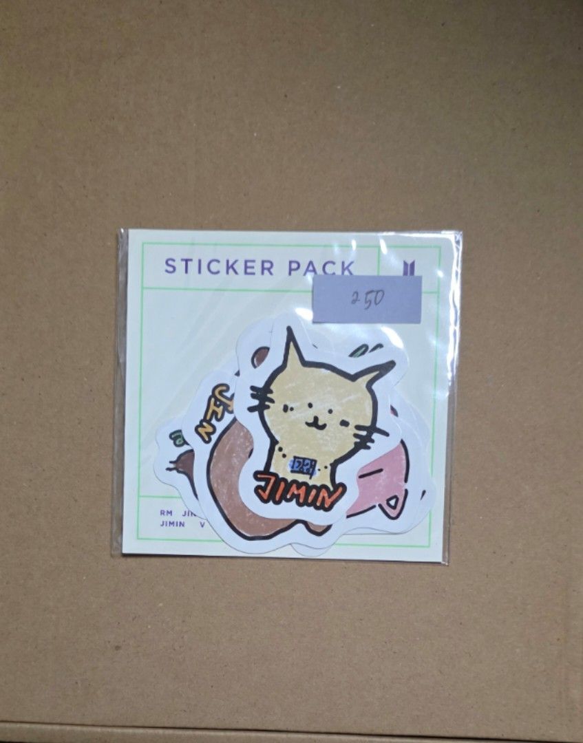 BTS Deco Kit Sticker Pack (Category: K-Wave Merchandise) located in Manila. Submitted by chelsyenn (Listing ID 1465182571, Image 1). Description: - Item: BTS Sticker Pack (featuring Jimin and members) - Condition: Brand new, sealed in original pack - Perfect for collecting, journaling, or customizing your belongings! MOP: GCash, BDO, or Maya.