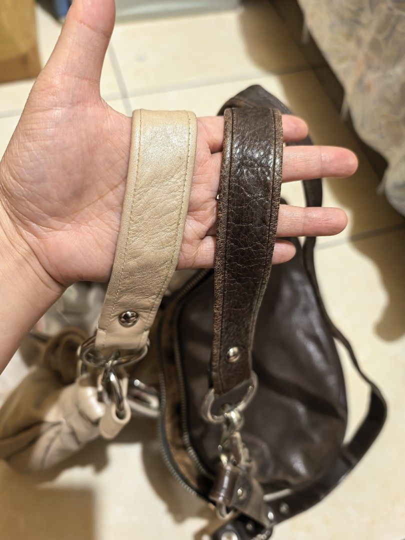 Bundle C-o-A-c-H bag (Category: Cross-body Bags) located in Manila. Submitted by khulet2008 (Listing ID 1465184540, Image 2). Description: Bundle C-o-A-c-H same design. Needs deep cleaning. Still in good condition. Both are OG from Japan Check all pics for details.