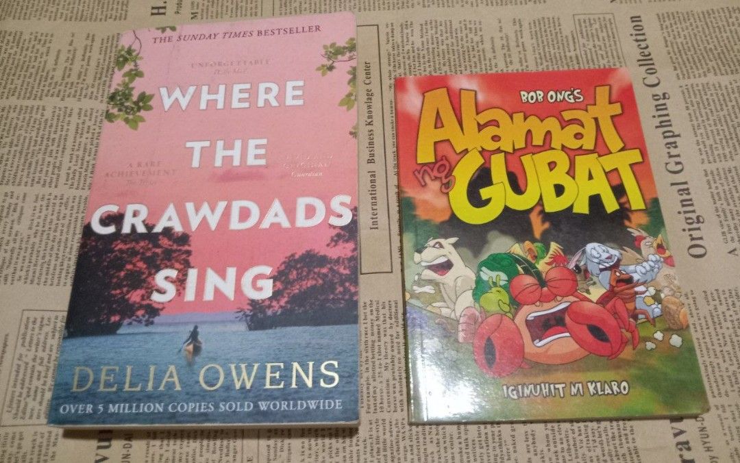 [BUNDLE] Where The Crawdads Sing & Alamat Ng Gubat (Category: Announcements) located in Manila. Submitted by hdbookshop (Listing ID 1465295699, Image 1). Description: ❌SOLD❌ Where the Crawdads Sing by Delia Owens Alamat ng Gubat by Bob Ong ₱700 for both BUNDLE OF 2 BOOKS ⚠️SURE BUYERS ONLY Make an offer if SURE BUYER. Due to Carousell's reply qouta, only serious buyers will be replied to. 🚫NO OFFER = NO REPLY Make an offer if 100% committed in g