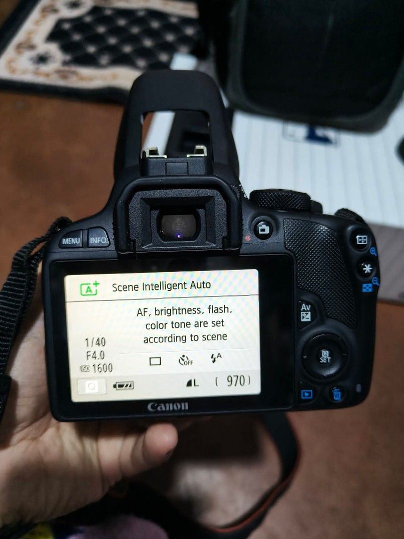 Canon 100d with 18-55mm Lens (Category: Cameras) located in Manila. Submitted by camera.matrix.ph (Listing ID 1465204269, Image 2). Description: Canon 100d with 18-55mm Lens Touchscreen 18megpixels DSLR Camera Budget Meal = 14,000 Pesos only 14,000 Cash Last Price na po 14k cash 14k Only For Sale Canon Charger Canon Battery Canon Bag Canon Strap Canon Lens cap Canon Lens 18-55mm Canon Body 100d 18mp Free 8gb sd card Location Monumento Calooocan c
