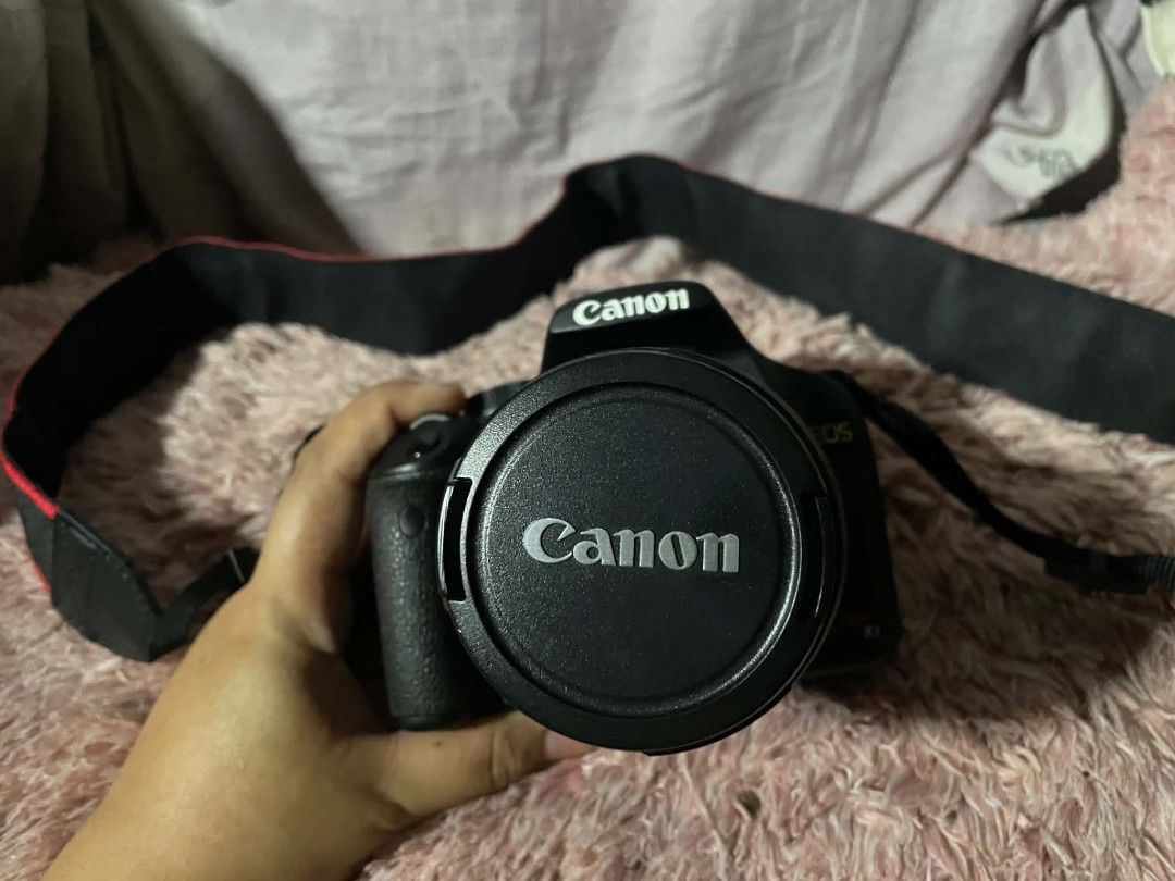 Canon EOS kiss X3 (Category: Cameras) located in Quezon City. Submitted by jhaaaaaa (Listing ID 1465219171, Image 2). Description: Pre-owned Product Canon EOS kiss X3 Rebel T1i (500D) DSLR Camera Kit with EF-S 18-55mm IS Lens | Perfect Beginner/Backup Camera! From Japan. kasama na po lahat pati camera bags, etc. may extra battery po bukod sa original battery nya. 3beses lng nagamit. .