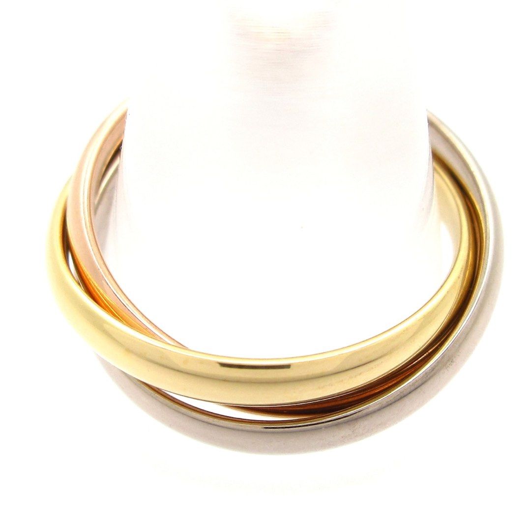 Cartier Triple Ring, Size 49, Excellent Condition, Trinity Ring, SM, B4235149 (Category: Rings) located in Las Pinas. Submitted by daisuki_japan_luxury_by_reiko (Listing ID 1465275877, Image 3). Description: Condition Notes [Main Unit] - Main unit ⇒ Scratches (slight discoloration on the inside) [Special Notes] - Main unit ⇒ Polished (2026.9.3) brand Cartier Genre ring subgenre Triple ring Product Name Trinity Ring SM Model number B4235149 Size i