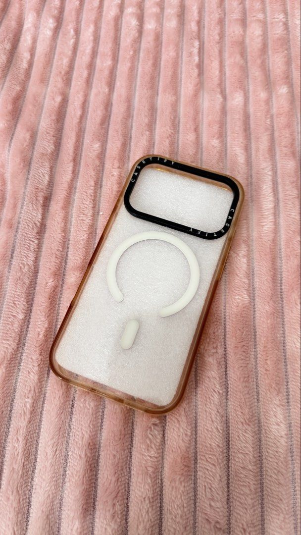 CASETIFY IPHONE 17pro CASES Bundle (Category: Cases & Sleeves) located in Cavite. Submitted by jam90053 (Listing ID 1465328619, Image 2). Description: - Brand: CASETIFY - Model compatibility: iPhone 17 Pro - Bundle includes: 2 phone cases (1 Casetify branded case with camera ring protection and 1 transparent clear case) - Material: Durable high-quality plastic/silicone blend - Condition: Brand new / Excellent quality.