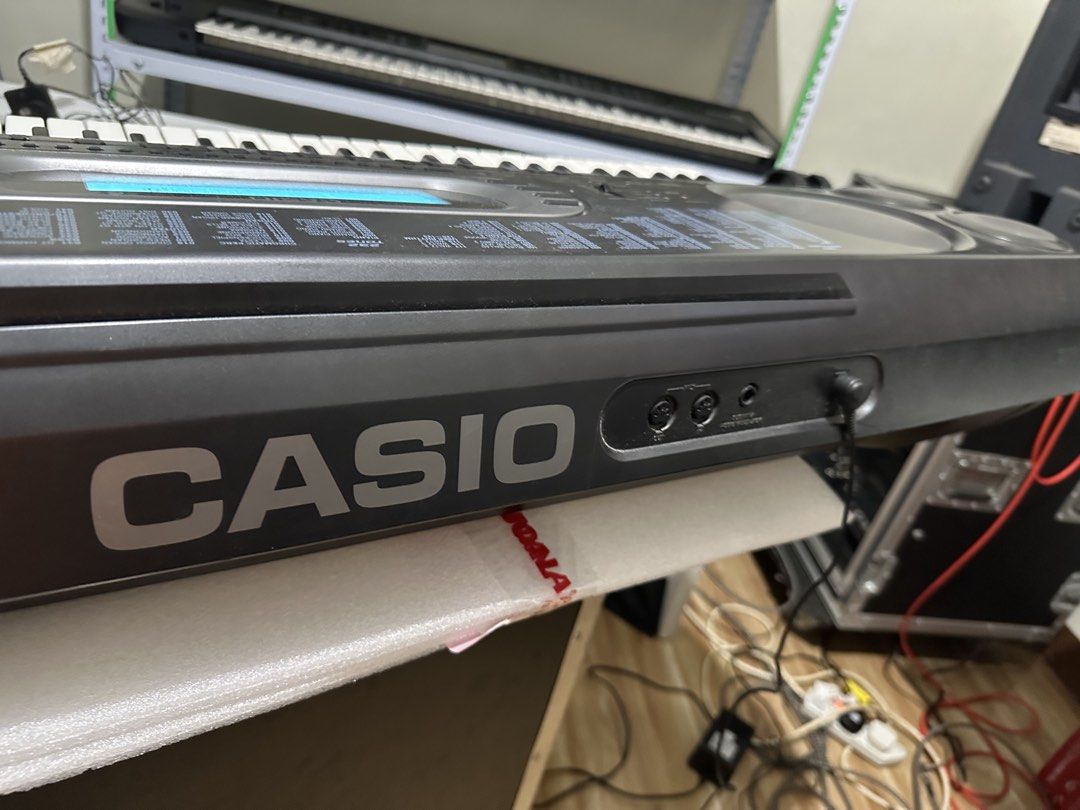 CASIO Wk-1600 76key (Category: Musical Instruments) located in Bulacan. Submitted by noadtnse (Listing ID 1465204203, Image 2). Description: This Item is Stocked, never used much , clean and Touch Response. 73 key Original 220 V Sound, speakers well working. Free pedal Free bag X Stand is additional 200 peso if u like. Meet loc : Bustos, Bulacan.