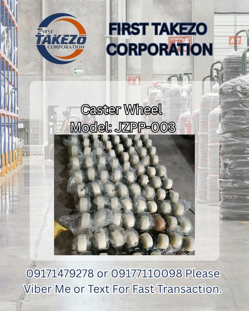 Caster Wheel Model: JZPP-003 (Category: Everything Else Others) located in Manila. Submitted by joeyroque09 (Listing ID 1465215006, Image 1). Description: Caster Wheel Model: JZPP-003.