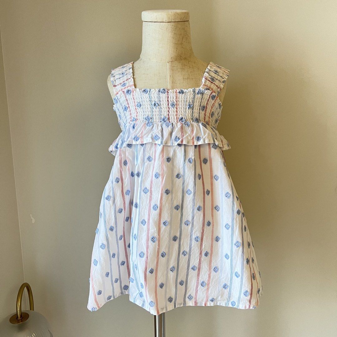 Cat&Jack Smocked Dress (Category: Babies & Kids Fashion) located in Pasay City. Submitted by littlebebekidsstuff (Listing ID 1465249964, Image 1). Description: Size: 18m on tag Very nice in person ❤️ *there’s a small washable stain in front, please wash nalang mommies 🥰.