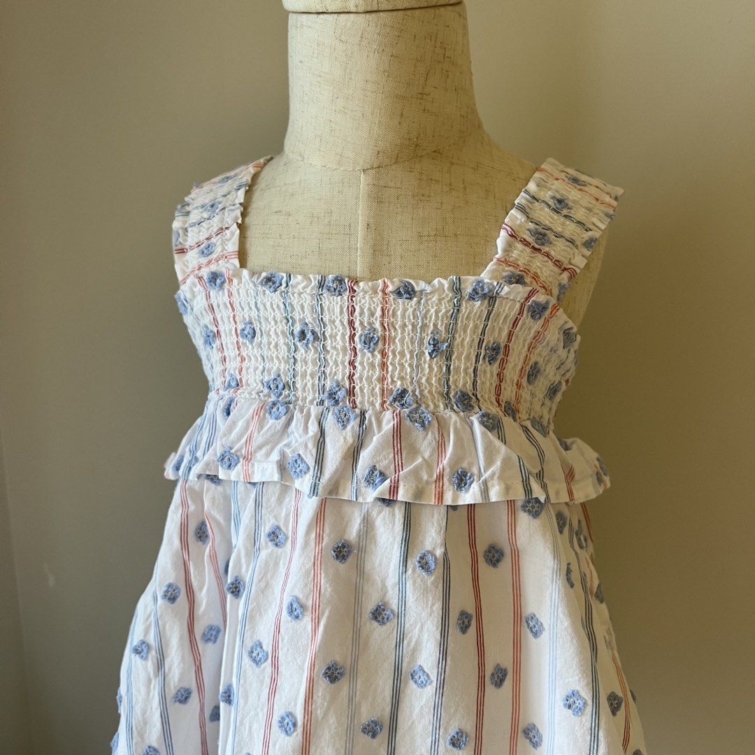 Cat&Jack Smocked Dress (Category: Babies & Kids Fashion) located in Pasay City. Submitted by littlebebekidsstuff (Listing ID 1465249964, Image 2). Description: Size: 18m on tag Very nice in person ❤️ *there’s a small washable stain in front, please wash nalang mommies 🥰.