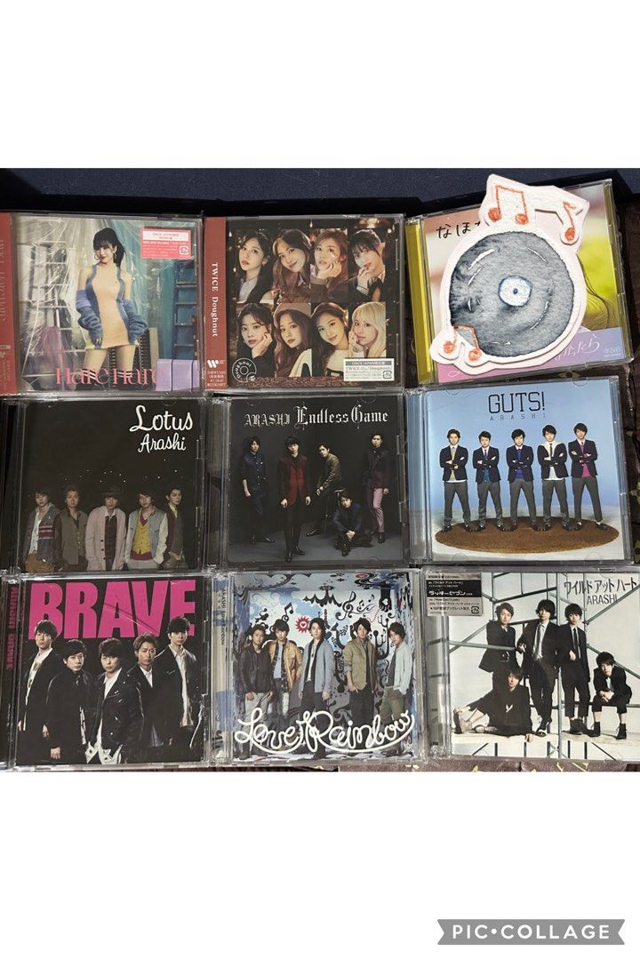 CD Arashi and TWICE (Category: CDs & DVDs) located in Rodriguez. Submitted by pwestoonlinestore (Listing ID 1465377246, Image 1). Description: 100 pesos each .