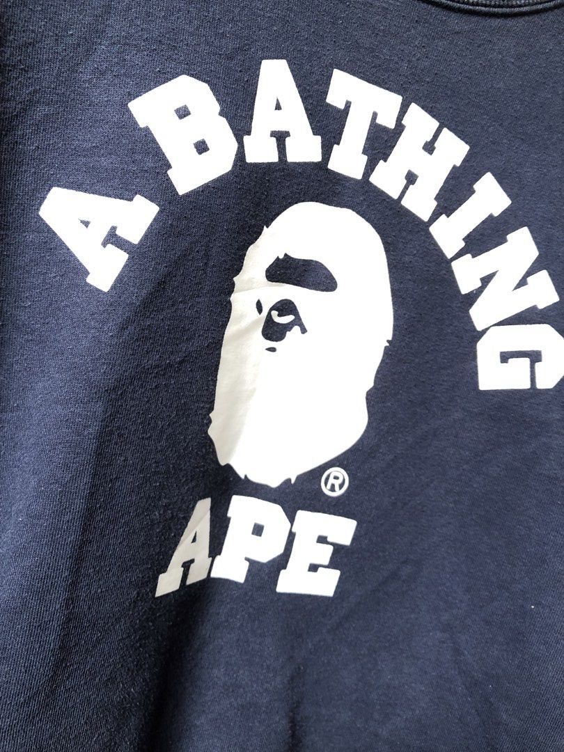 Champion X Bathing ape collaboration (Category: Coats, Jackets and Outerwear) located in Caloocan City. Submitted by papi_chulo199x (Listing ID 1465212244, Image 2). Description: Champion X bathing ape medium on tag 26x21 condition 9 color rate 9 No issue.