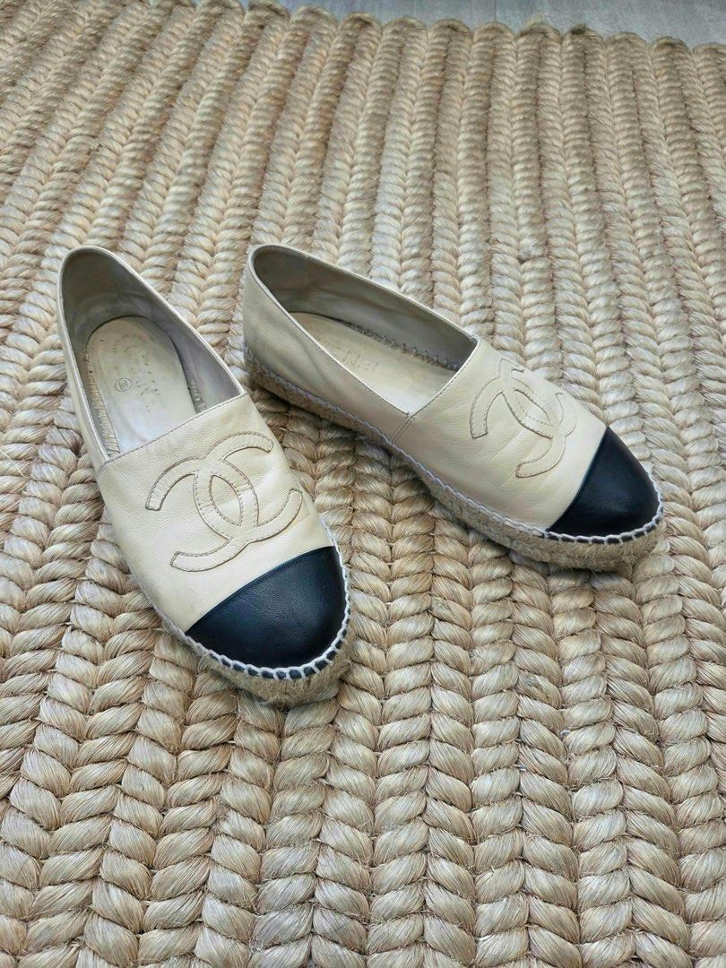 Chanel Espadrille (Category: Sneakers & Footwear) located in Cagayan de Oro. Submitted by curatedheirloomph_ (Listing ID 1465348913, Image 1). Description: Size: 38 Preloved, not thrifted. Without box.