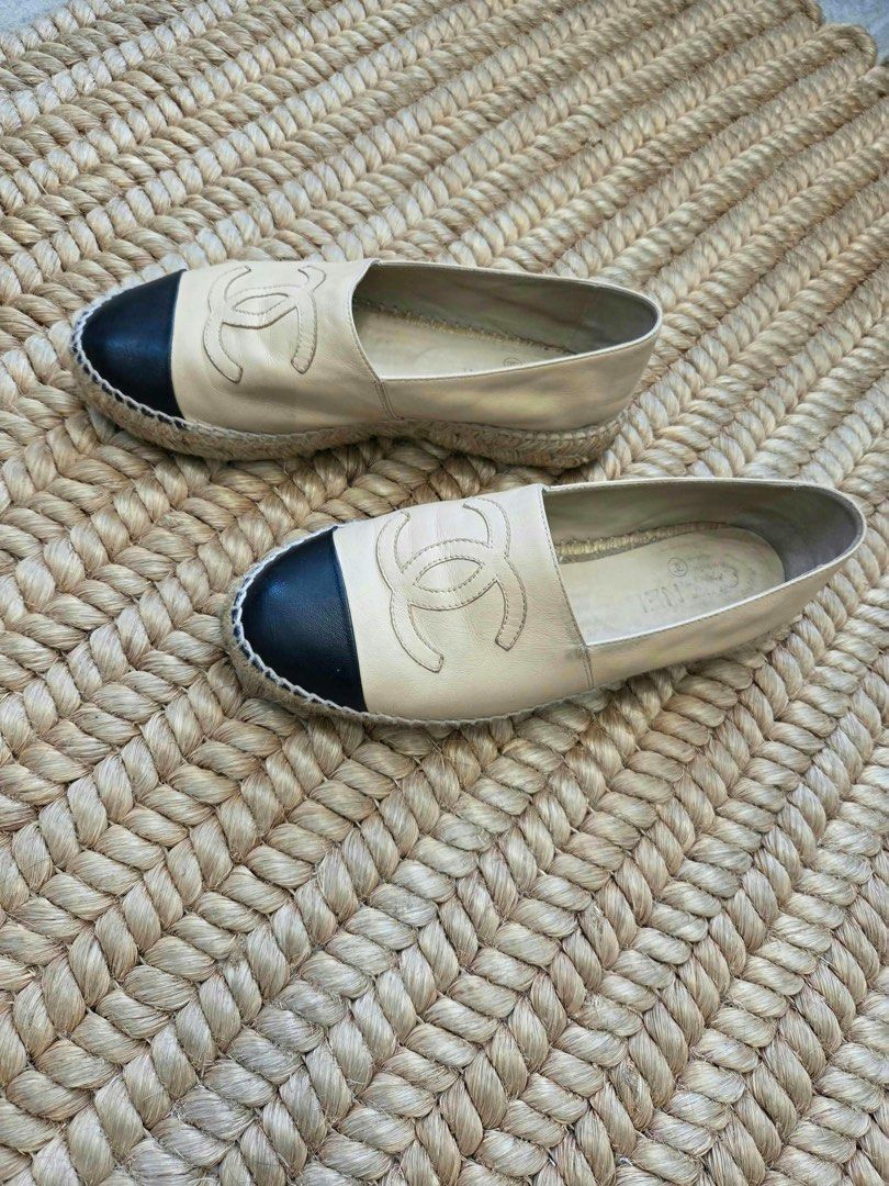 Chanel Espadrille (Category: Sneakers & Footwear) located in Cagayan de Oro. Submitted by curatedheirloomph_ (Listing ID 1465348913, Image 2). Description: Size: 38 Preloved, not thrifted. Without box.
