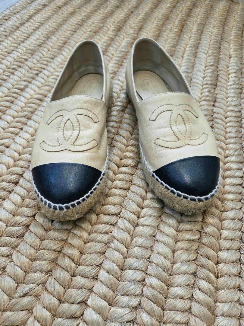 Chanel Espadrille (Category: Sneakers & Footwear) located in Cagayan de Oro. Submitted by curatedheirloomph_ (Listing ID 1465348913, Image 3). Description: Size: 38 Preloved, not thrifted. Without box.