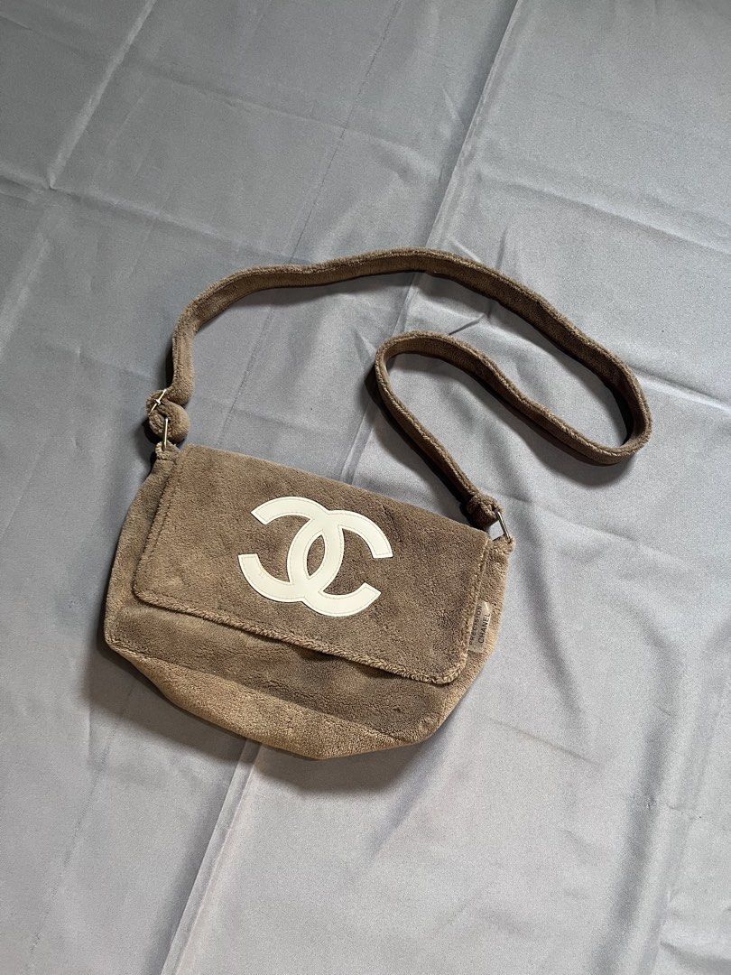Chanel Precision VIP Bag (Category: Cross-body Bags) located in Bacolod City. Submitted by used.garms11 (Listing ID 1465281950, Image 1). Description: Chanel Precision VIP Bag Authentic Pristine Condition Actual Color: Brown Terry Cloth Material No issues Overall condition: 9.5/10.