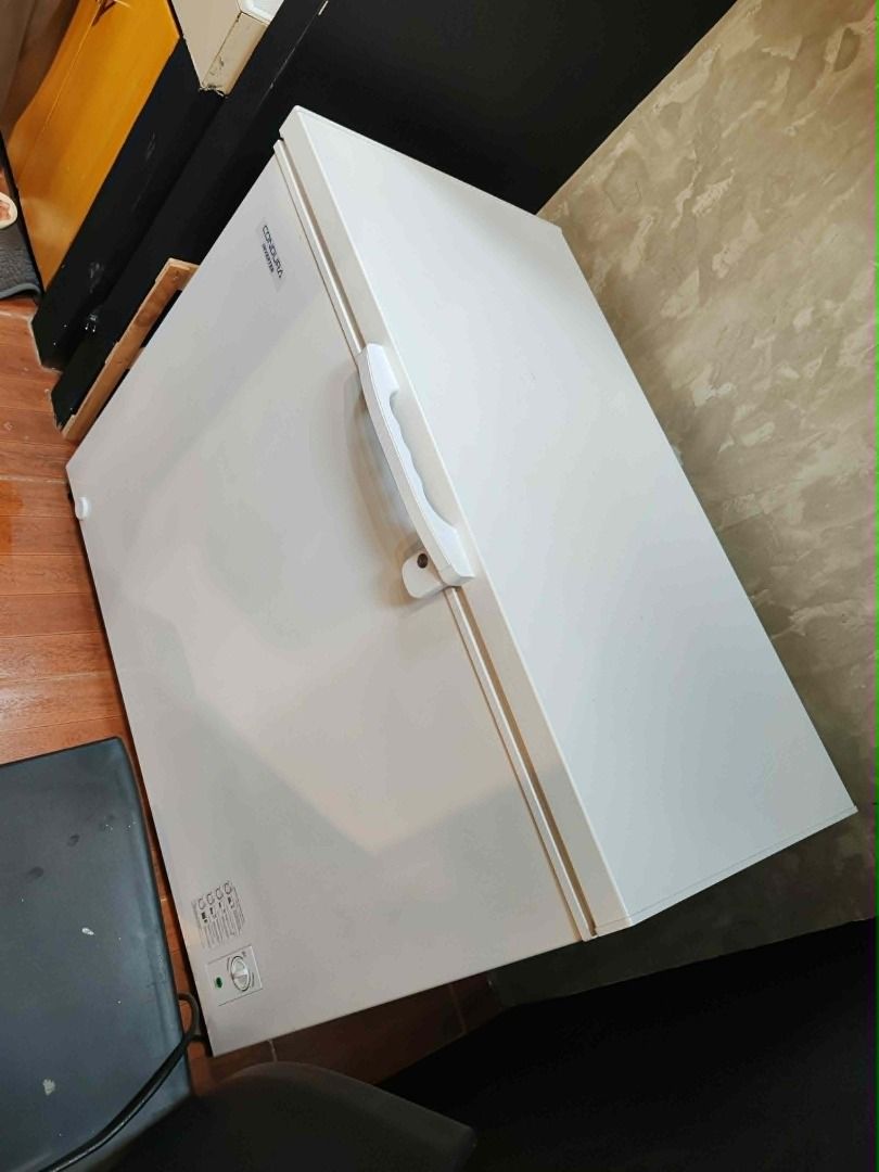 Chest Freezer and Chiller (Category: Refrigerators and Freezers) located in Taguig. Submitted by calmstorm.e85681 (Listing ID 1465217001, Image 2). Description: Condura Chest Freezer 10cu ft. - 19000 Fujidenzo Chiller 8 cu ft.- 18000 Both have receipt from abenson still in warranty..