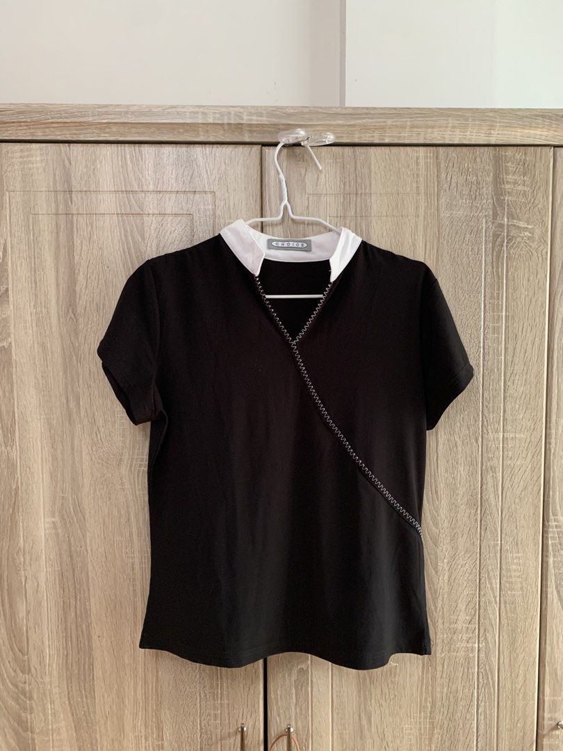 Chinese Collar Black Shirt (Category: Shirts) located in Vigan. Submitted by sweeeeeteclairs (Listing ID 1465182081, Image 1). Description: .