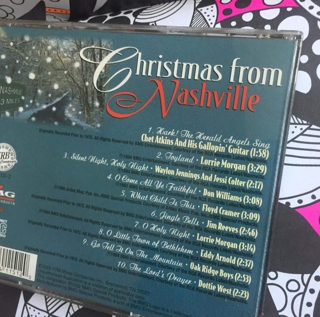 Christmas from Nashville CD (Category: CDs & DVDs) located in Pasig City. Submitted by sell.phi (Listing ID 1465229170, Image 2). Description: preloved original music CD disc in VG condition, no playback issues case and inlay may have signs of wear.