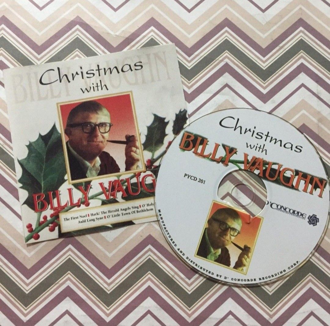 Christmas with Billy Vaughn CD (Category: CDs & DVDs) located in Pasig City. Submitted by sell.phi (Listing ID 1465237664, Image 3). Description: preloved original music cd disc has no playback issues inlay and case may have signs of wear.