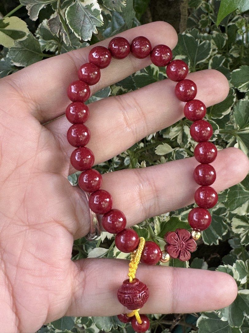 CINNABAR 1 BRACELET 🍋 M8_CN001 (Category: Bracelets) located in Bulacan. Submitted by selling_low_by_bella_ben (Listing ID 1465276619, Image 1). Description: CINNABAR 1 🍋 M8_CN001 🏷️ 220 8 mm bead size 16 cm wrist.
