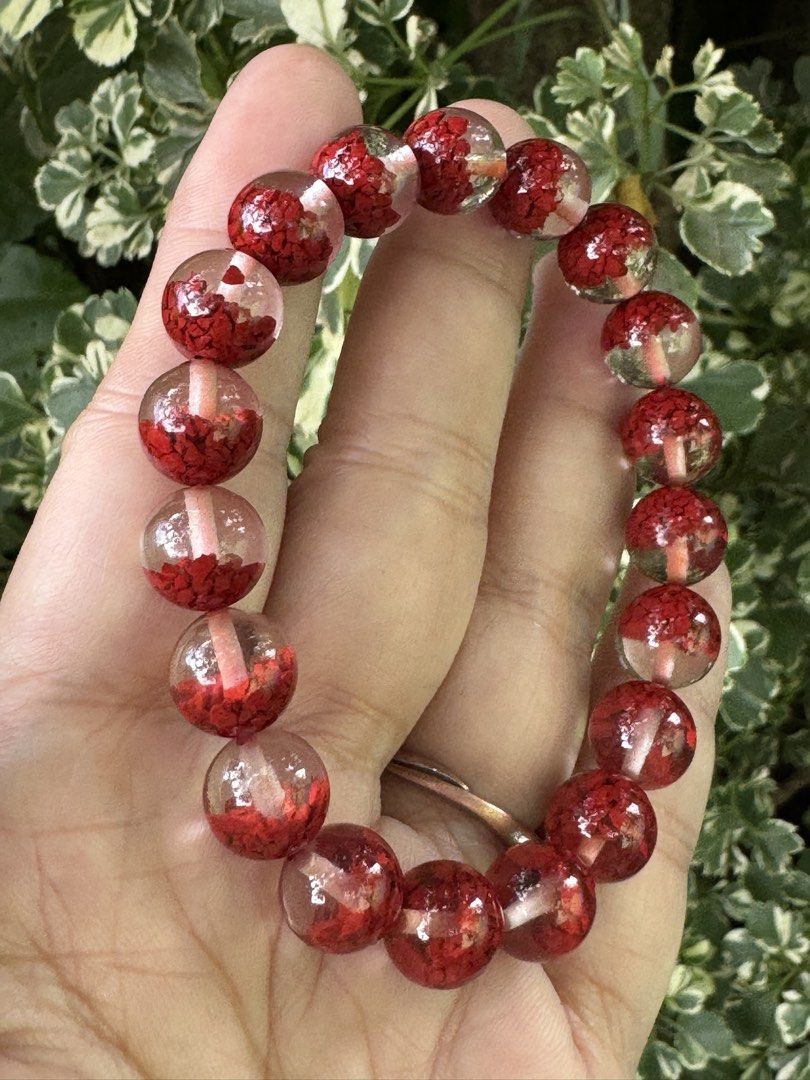 CINNABAR 2 BRACELET 🌶️ M8_CN002 (Category: Bracelets) located in Bulacan. Submitted by selling_low_by_bella_ben (Listing ID 1465338343, Image 2). Description: CINNABAR 2 🌶️ M8_CN002 🏷️ 440 - 10 mm bead size 🏷️ 360 - 8+ mm bead size 16 cm wrist.