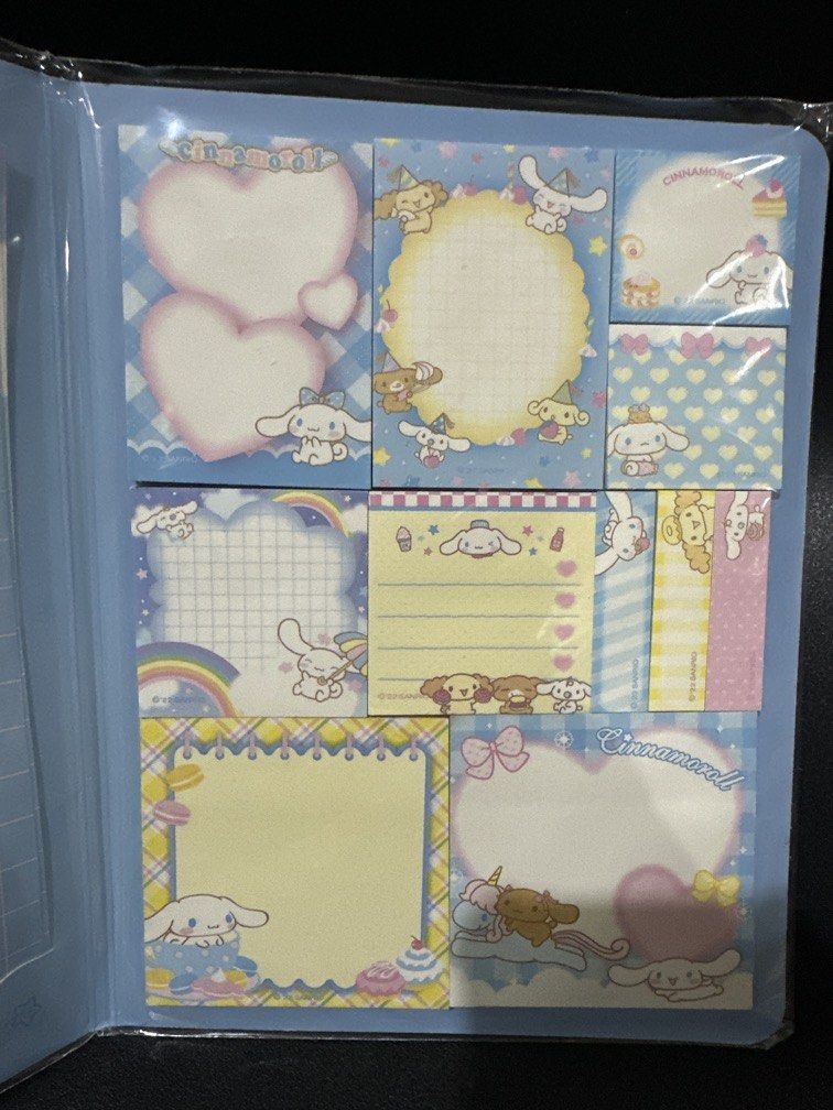 Cinnamoroll Sticky Memo Book (Category: Stationery & School Supplies) located in Manila. Submitted by krystalchewey_ (Listing ID 1465329438, Image 3). Description: Bnew Actual Photo Posted 199php.