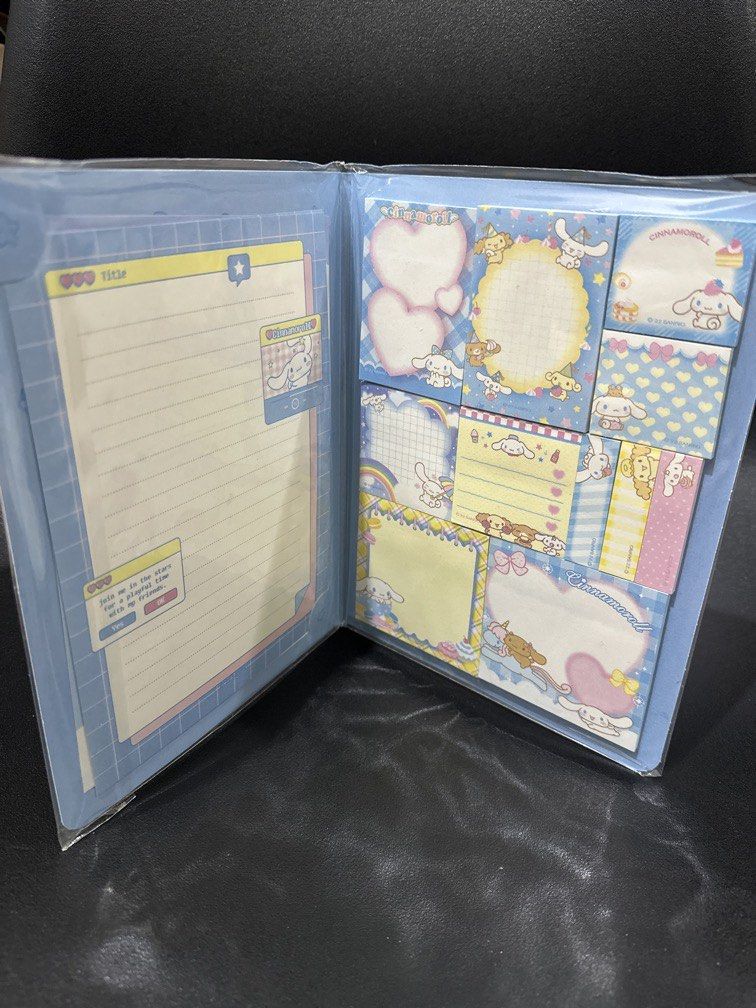 Cinnamoroll Sticky Memo Book (Category: Stationery & School Supplies) located in Manila. Submitted by krystalchewey_ (Listing ID 1465329438, Image 2). Description: Bnew Actual Photo Posted 199php.