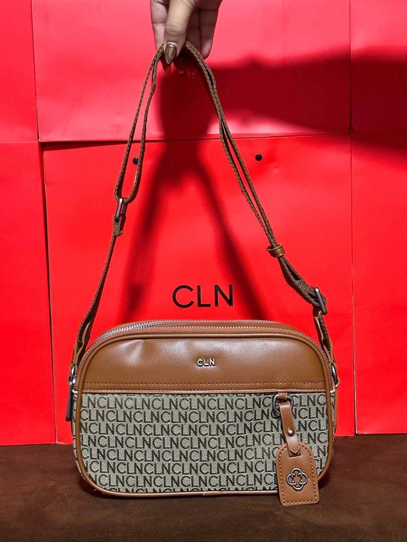 CLN Chase Brown Monogram Crossbody Bag (Category: Cross-body Bags) located in Caloocan City. Submitted by minuteburger (Listing ID 1465315159, Image 1). Description: ✨ Original CLN Bags ✨ - CHASE- 👜 Complete Inclusion.