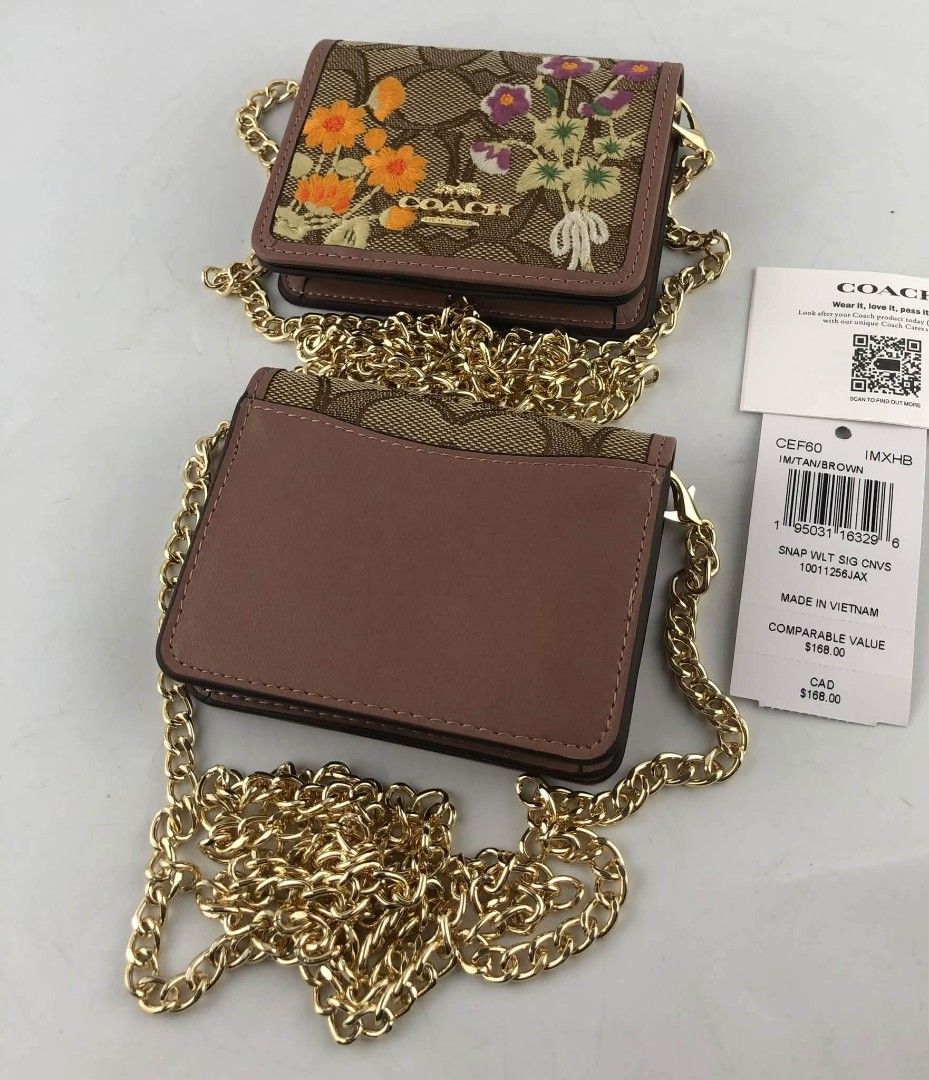 Coach Mini Chain Wallet (Category: Wallets & Card holders) located in Quezon City. Submitted by bagsboutiqueph (Listing ID 1465319012, Image 3). Description: LAST PRICE POSTED. LIMITED STOCKS! BRANDNEW WITH INCLUSIONS. COLOR MAY SLIGHTLY VARY IN ACTUAL DUE TO LIGHTING AND CAMERA SETTING. OTHER PHOTOS WILL BE SEND DURING PURCHASE AND FOR SURE BUYERS ONLY. WHEN IN DOUBT, DO NOT ORDER. THANK YOU..