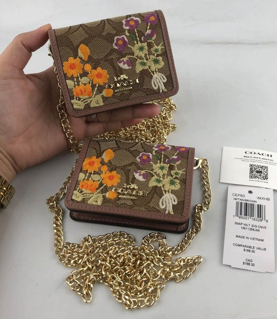 Coach Mini Chain Wallet (Category: Wallets & Card holders) located in Quezon City. Submitted by bagsboutiqueph (Listing ID 1465319012, Image 1). Description: LAST PRICE POSTED. LIMITED STOCKS! BRANDNEW WITH INCLUSIONS. COLOR MAY SLIGHTLY VARY IN ACTUAL DUE TO LIGHTING AND CAMERA SETTING. OTHER PHOTOS WILL BE SEND DURING PURCHASE AND FOR SURE BUYERS ONLY. WHEN IN DOUBT, DO NOT ORDER. THANK YOU..