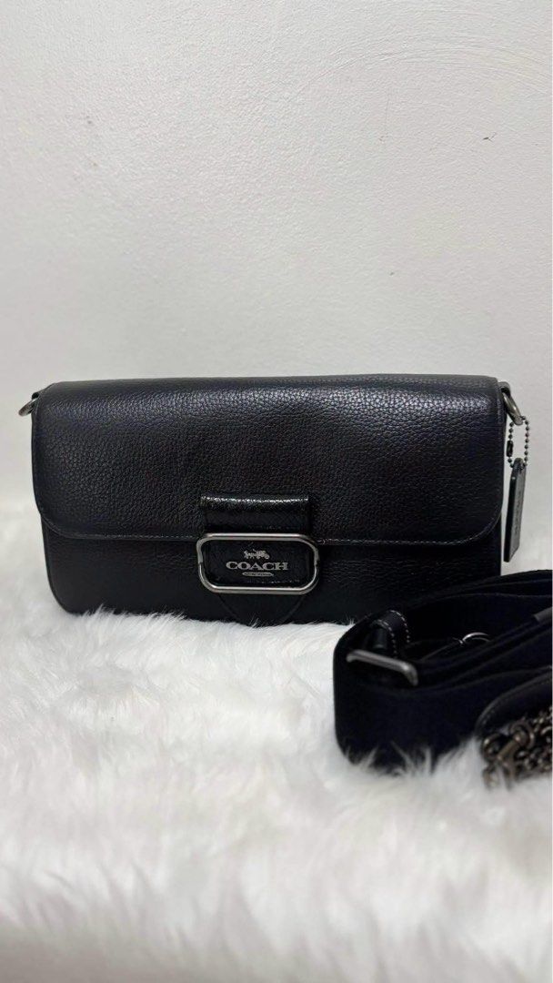 Coach Morgan in Black Color (Category: Cross-body Bags) located in Rizal. Submitted by mclluxurycollection (Listing ID 1465323486, Image 3). Description: 💯 original Issue: changed strap only Preloved.