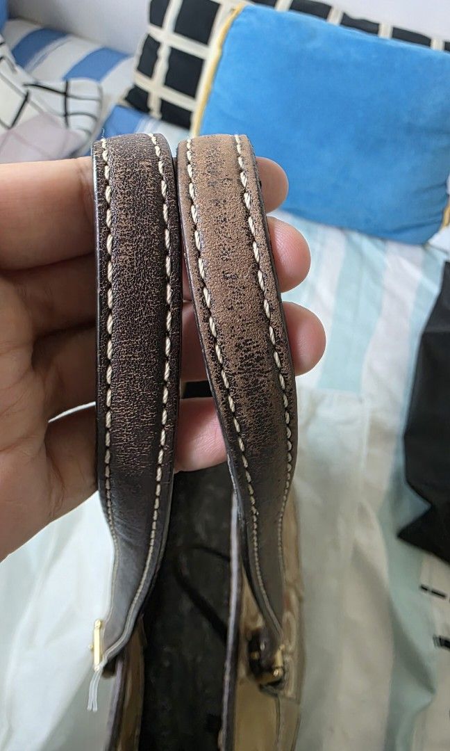 Coach patchwork (Category: Shoulder Bags) located in Singapore. Submitted by rainbowpoppy (Listing ID 1465186451, Image 8). Description: vintage coach patchwork (gold) i have tried to show actual condition of bag pls review all photos closely well used piping, straps, suede areas. with hangtag and generic dust bag (not coach) preloved, not for fussies. meet up at khatib.
